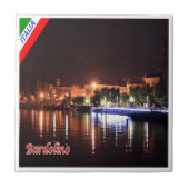 GAL007 BARDOLINO，ガルダ湖，イタリア， タイル (正面)