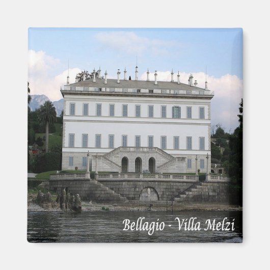 GAL008 BELLAGIO, Lake Como，イタリア，冷蔵庫 マグネット (正面)