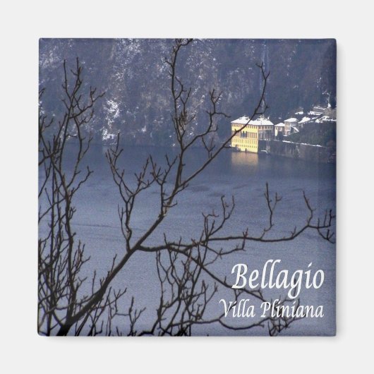 GAL011 BELLAGIO, Lake Como，イタリア，冷蔵庫 マグネット (正面)