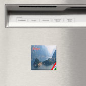 GAL015 BELLAGIO, Lake Como，イタリア，冷蔵庫 マグネット (インサイチュ (食洗機))