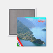 GAL016 BELLAGIO, Lake Como，イタリア，冷蔵庫 マグネット (正面/裏面)