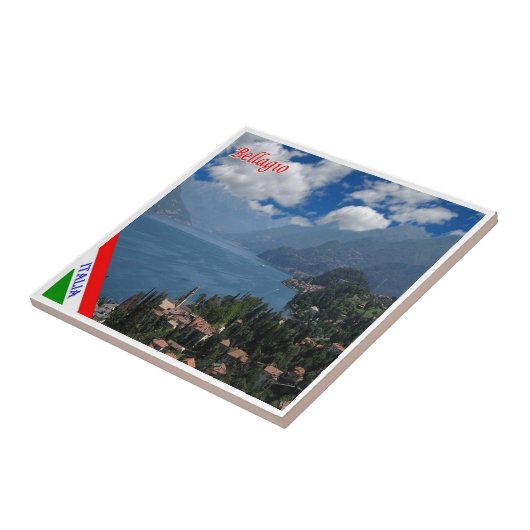 GAL017 BELLAGIO,コモ湖,イタリア, タイル (側面)