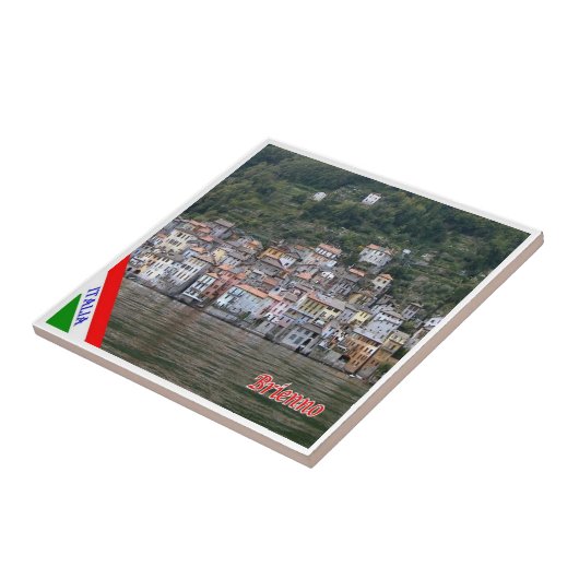 GAL021 BRIENNO，コモ湖，イタリア， タイル (側面)