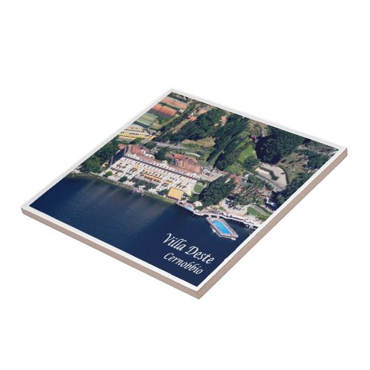 GAL025 CERNOBBIO, Lake Como，イタリア， タイル (側面)