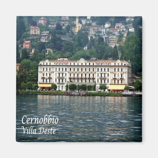 GAL026 CERNOBBIO, Lake Como,イタリア,冷蔵庫 マグネット (正面)
