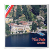 GAL027 CERNOBBIO, Lake Como，イタリア， タイル (正面)