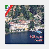 GAL027 CERNOBBIO, Lake Como，イタリア，冷蔵庫 マグネット (正面)