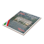 GAL031 CERNOBBIO, Lake Como Italy, タイル (側面)