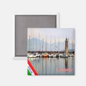 GAL034 DESENZANO, Lake Garda，イタリア，冷蔵庫 マグネット (正面/裏面)
