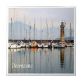 GAL036 DESENZANO,ガルダ湖,イタリア, タイル (正面)