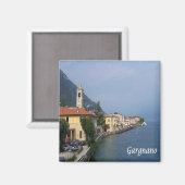 GAL041 GARGNANO Lake Garda，イタリア，冷蔵庫 マグネット (正面/裏面)