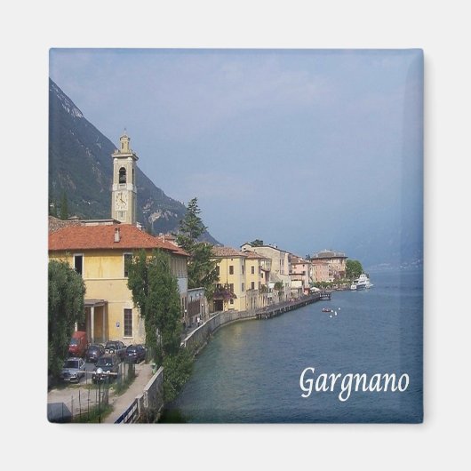 GAL041 GARGNANO Lake Garda，イタリア，冷蔵庫 マグネット (正面)