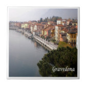 GAL044 GRAVEDONA, Lake Como，イタリア， タイル (正面)