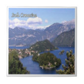GAL048 ISOLA COMACINA, Lake Como Italy, タイル (正面)