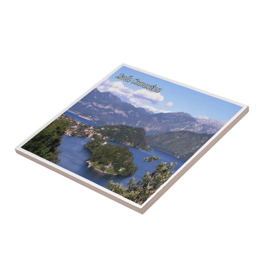 GAL048 ISOLA COMACINA, Lake Como Italy, タイル (側面)