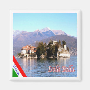GAL054 ISOLA BELLA, Lake Maggiore,イタリア,冷蔵庫 マグネット