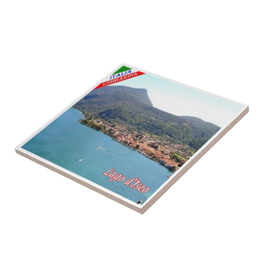GAL062 Lake Iseo View，イタリア， タイル (側面)