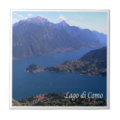 GAL063 LAKE COMO, Aerial View,イタリア, タイル (正面)