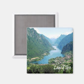 GAL065 LAKE IDRO，パノラマ，イタリア，冷蔵庫 マグネット (正面/裏面)
