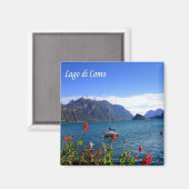 GAL066 LAKE COMO View，イタリア，冷蔵庫 マグネット (正面/裏面)