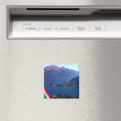 GAL067 LAKE COMO, Panorama，イタリア，冷蔵庫 マグネット (インサイチュ (食洗機))