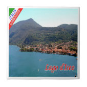 GAL071 LAKE ISEO Panorama，イタリア， タイル (正面)