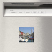 GAL072 LAZISE, Lake Garda,ポート,イタリア,冷蔵庫 マグネット (インサイチュ (食洗機))