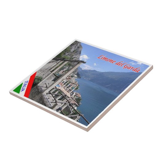 GAL079 LIMONE del GARDA，イタリア， タイル (側面)