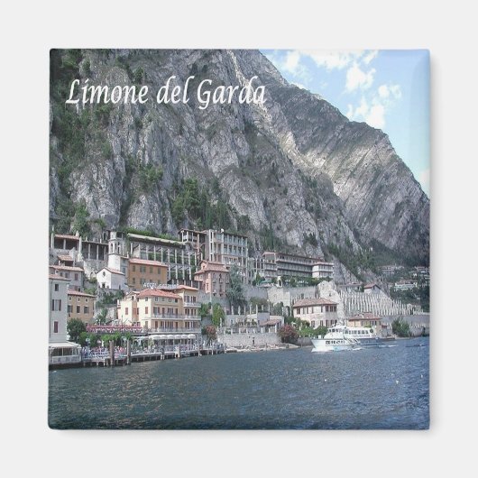 GAL080 LIMONE del GARDA,イタリア,冷蔵庫 マグネット (正面)