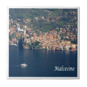 GAL083 MALCESINE，ガルダ湖，イタリア， タイル (正面)