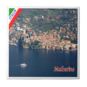 GAL084 MALCESINE, Lake Garda,イタリア, タイル (正面)