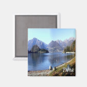 GAL096 PIONA, Lake Como，イタリア，冷蔵庫 マグネット (正面/裏面)