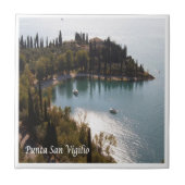 GAL099 PUNTA SAN VIGILIO Lake Garda,イタリア, タイル (正面)