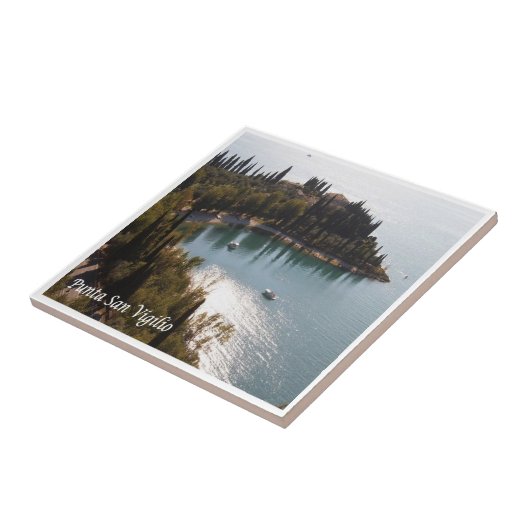 GAL099 PUNTA SAN VIGILIO Lake Garda,イタリア, タイル (側面)