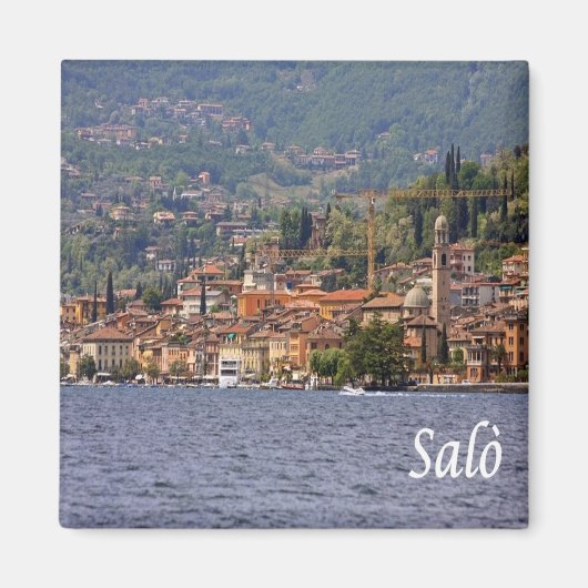 GAL103 SALO' Lake Garda，イタリア，冷蔵庫 マグネット (正面)