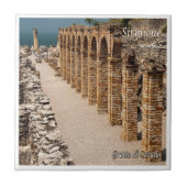 GAL113 SIRMIONE Caves of Catullo，イタリア， タイル (正面)