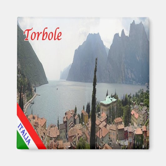 GAL120 TORBOLE, Lake Garda,イタリア,冷蔵庫 マグネット (正面)