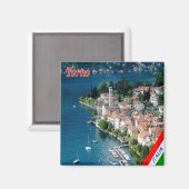 GAL122 TORNO, Lake Como，イタリア，冷蔵庫 マグネット (正面/裏面)
