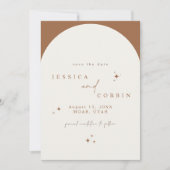 GALAテラコッタボホアーチシアルデイトを保存 招待状 (正面)