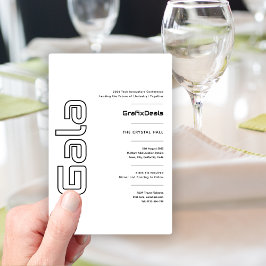 Gala Business 企業の Tech Networkイベントモダン 招待状