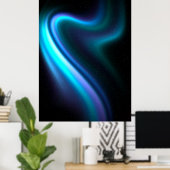 Galactic Aurora Polaris Poster ポスター (ホームオフィス)
