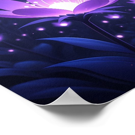 Galactic Bloom Garden under the Cosmic Light ポスター (角)