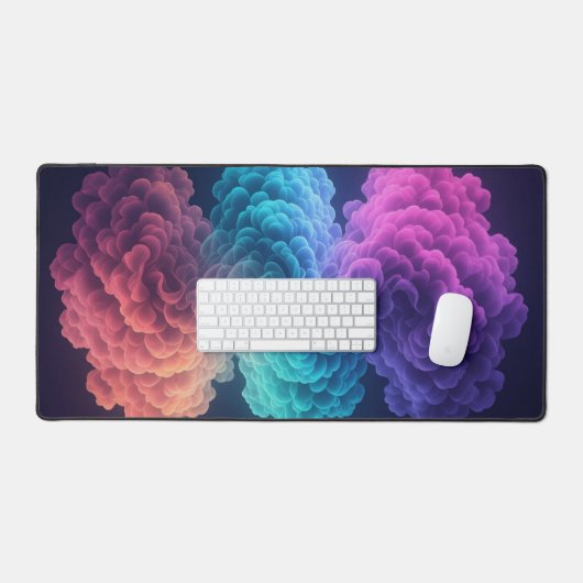 Galactic cloud design desk mat  デスクマット (キーボード&マウス)