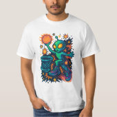 Galactic Dunk: Alien in Kicks! Tシャツ (正面)