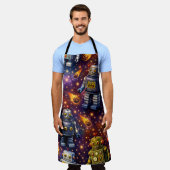 Galactic exploration cosmic エプロン (着用した状態)