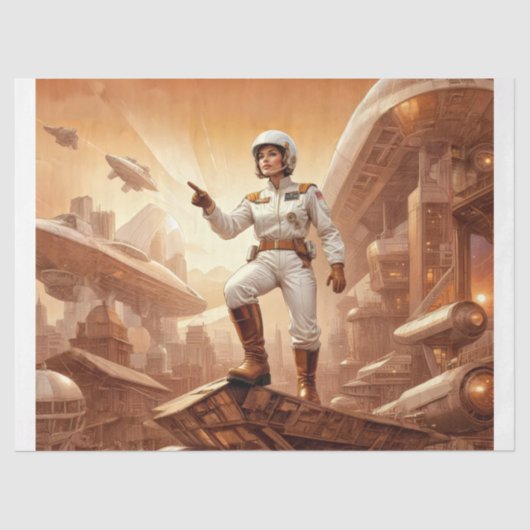 Galactic Explorer Decoupage 薄葉紙 (正面)