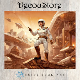 Galactic Explorer Decoupage 薄葉紙