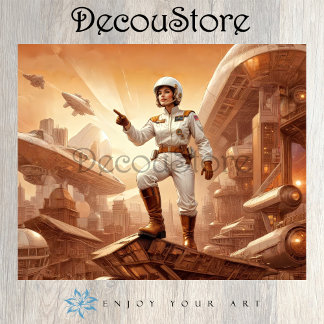 Galactic Explorer Decoupage 薄葉紙