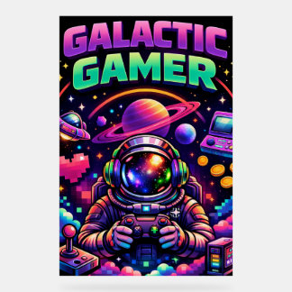 Galactic gamer アクリルサイン