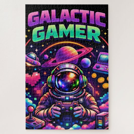 Galactic gamer ジグソーパズル (縦)